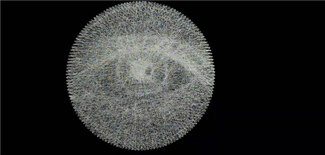 1573547391640091296.jpg 学员作品《视线》,金属、反光线绳,200×200×10cm.jpg